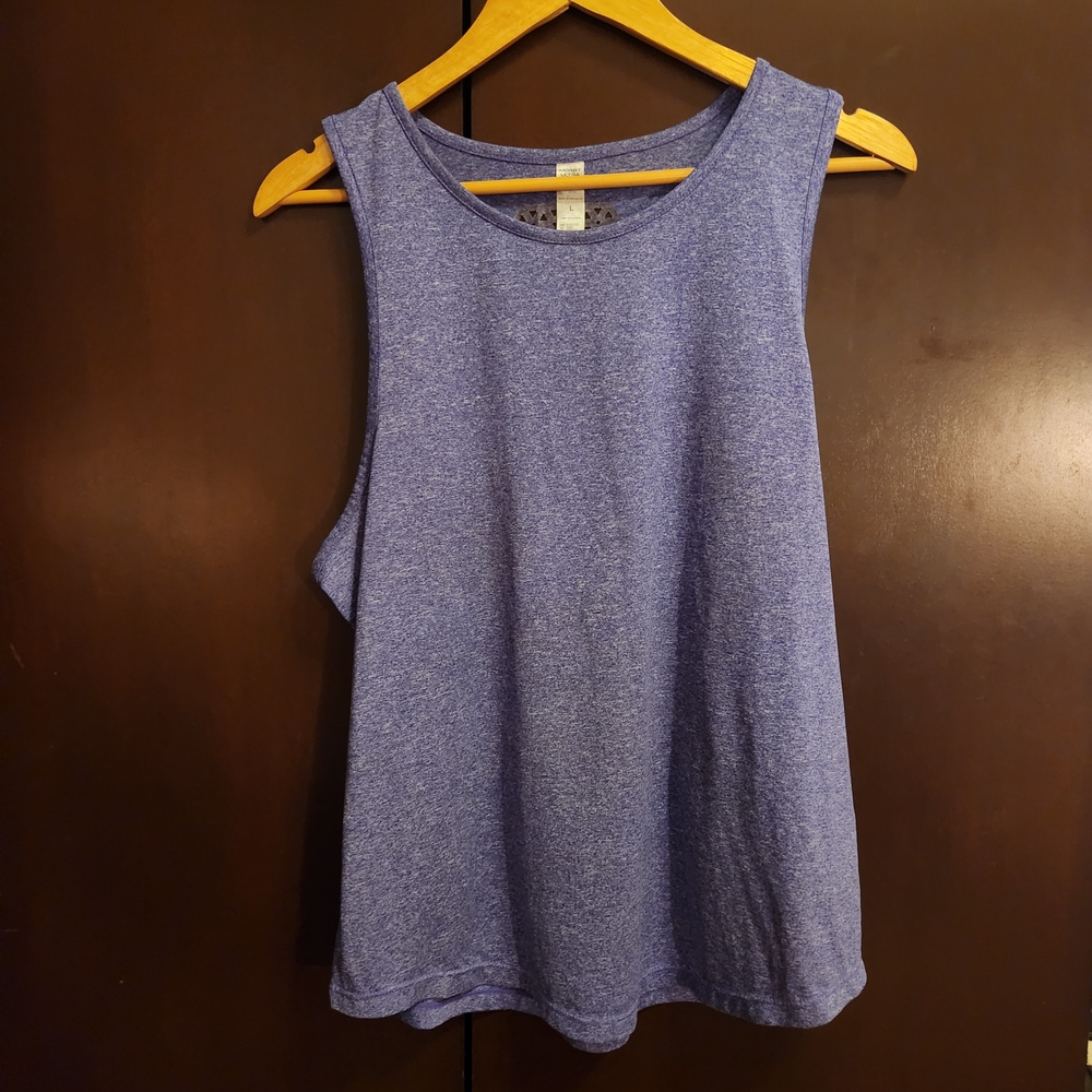 Casual Heather Blue Muscle Tee